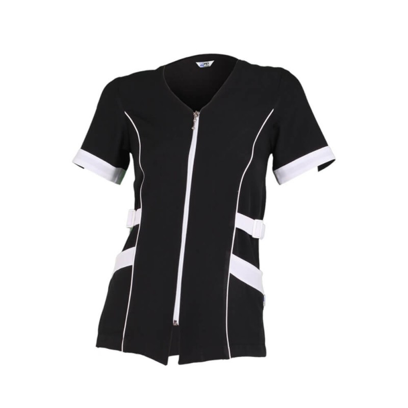 Blusa sra viena m corta negra