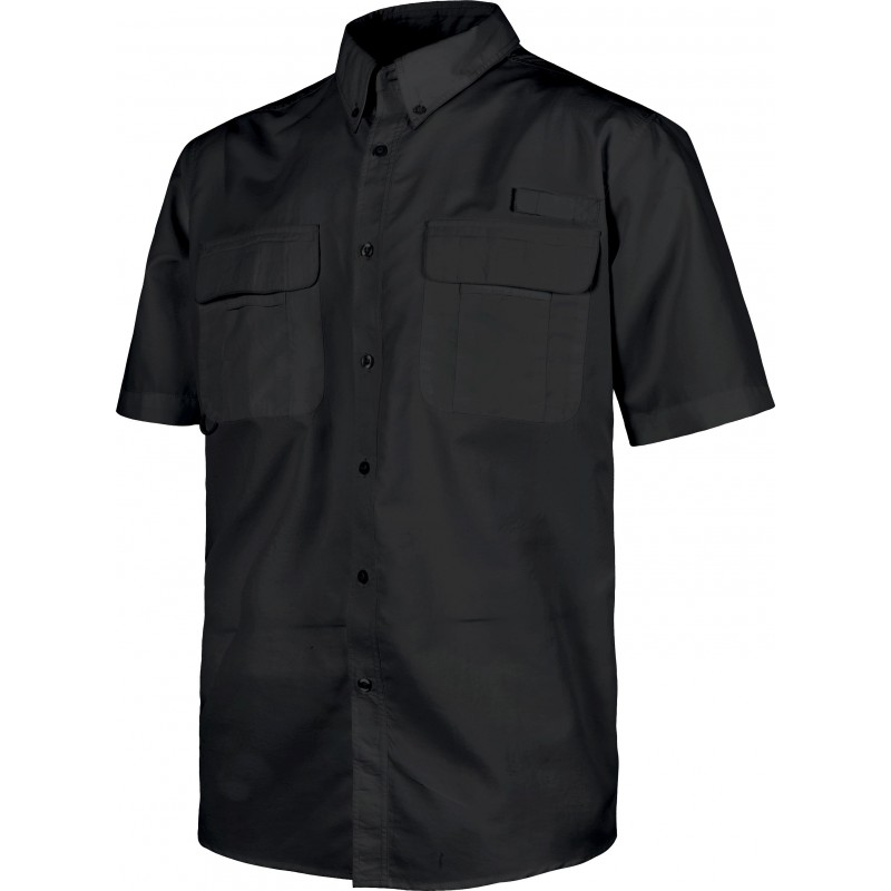 Camisa b8510 de manga cprta rejilla en la espalda workteam_(3)