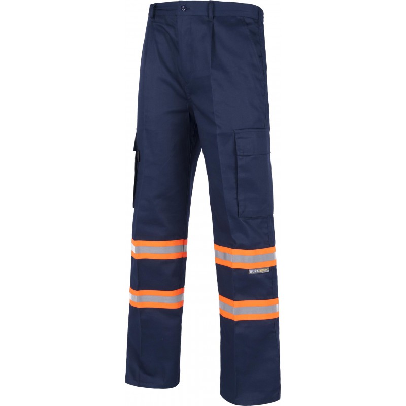 Pantalon b1436 alta visibilidad multibolsillos workteam_(1)