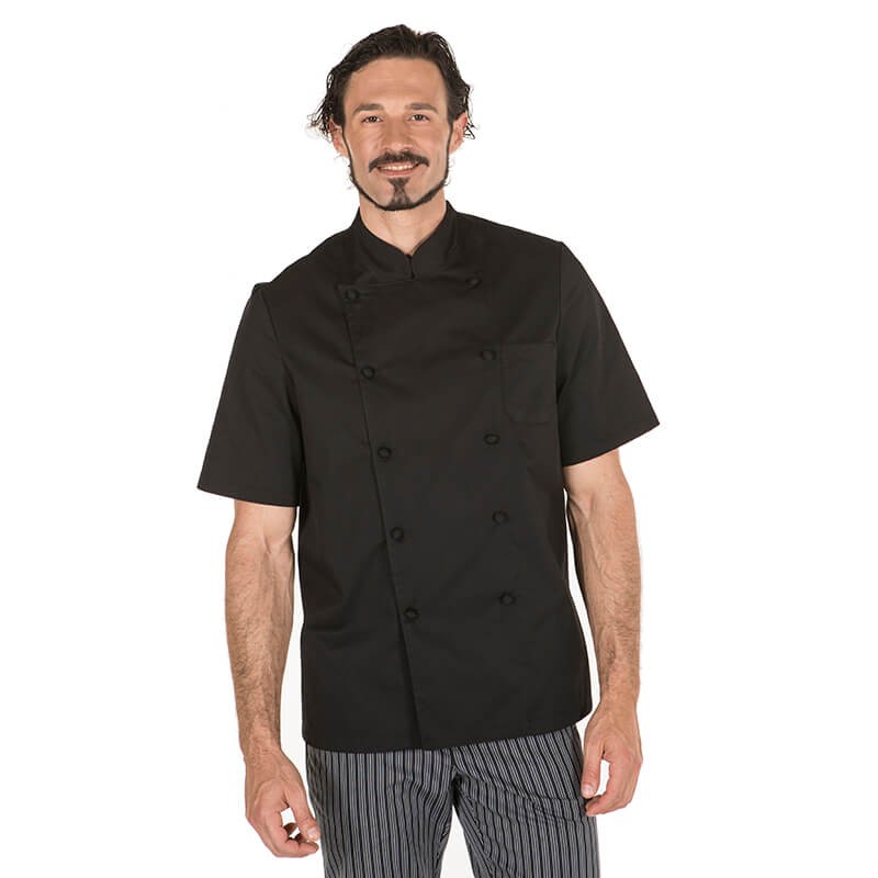 CHAQUETA DE COCINA MANGA CORTA