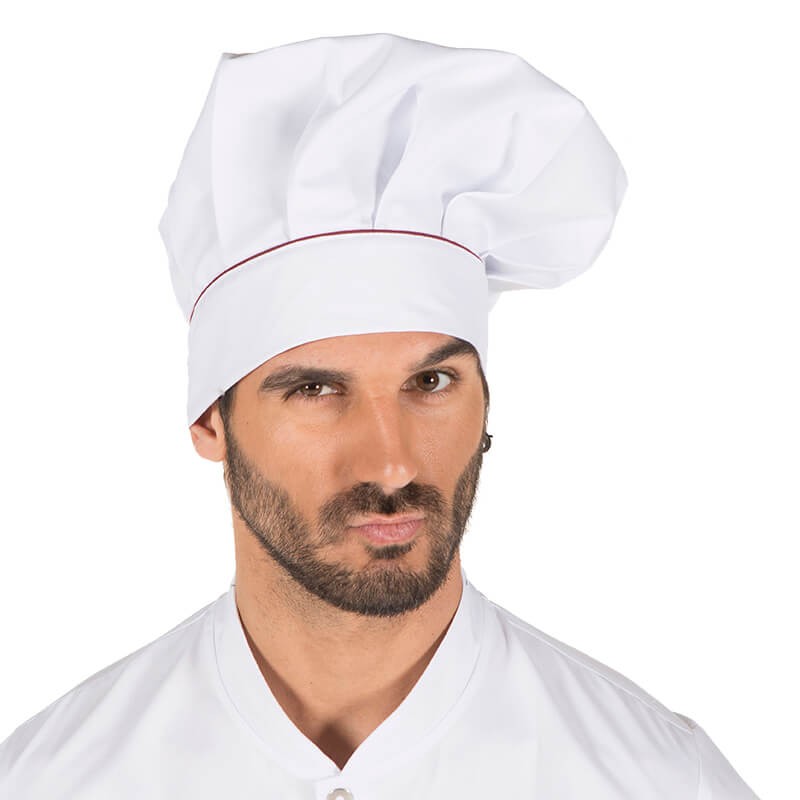 GORRO GRAN CHEF VELCRO RIBETEADO