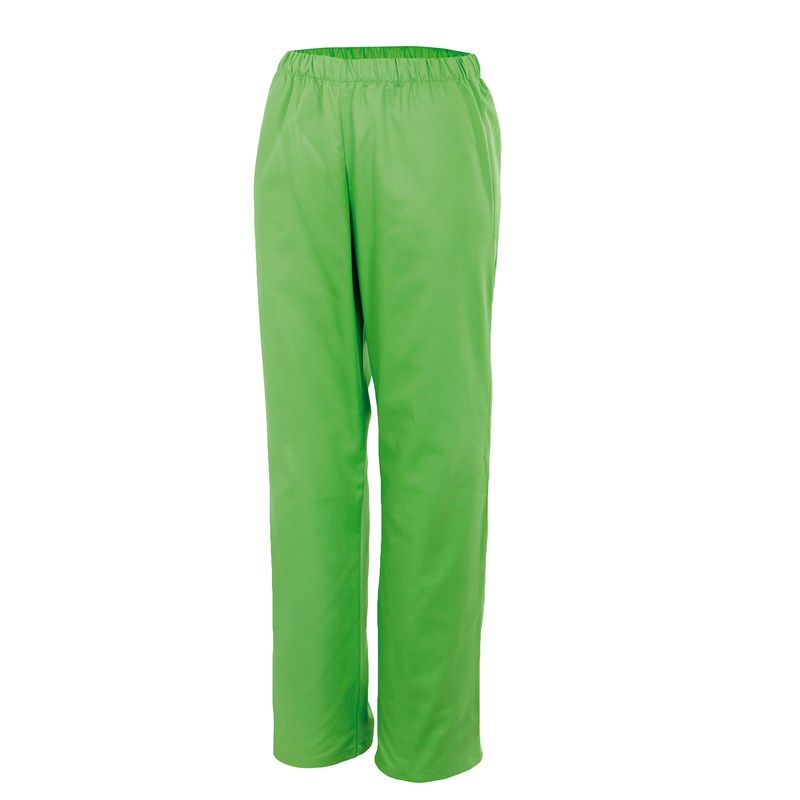 Pantalón verde caza stretch multibolsillos combinado con vivos