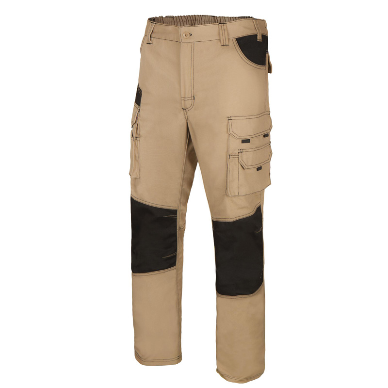 PANTALÓN CANVAS  BICOLOR MULTIBOLSILLOS