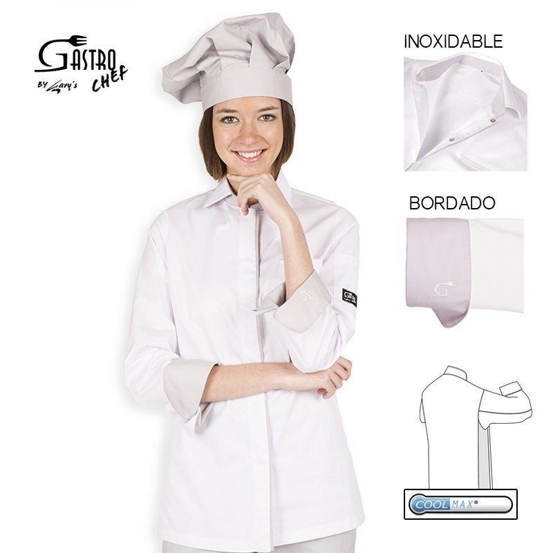 CHAQUETA COCINA SEÑORA ATENEA