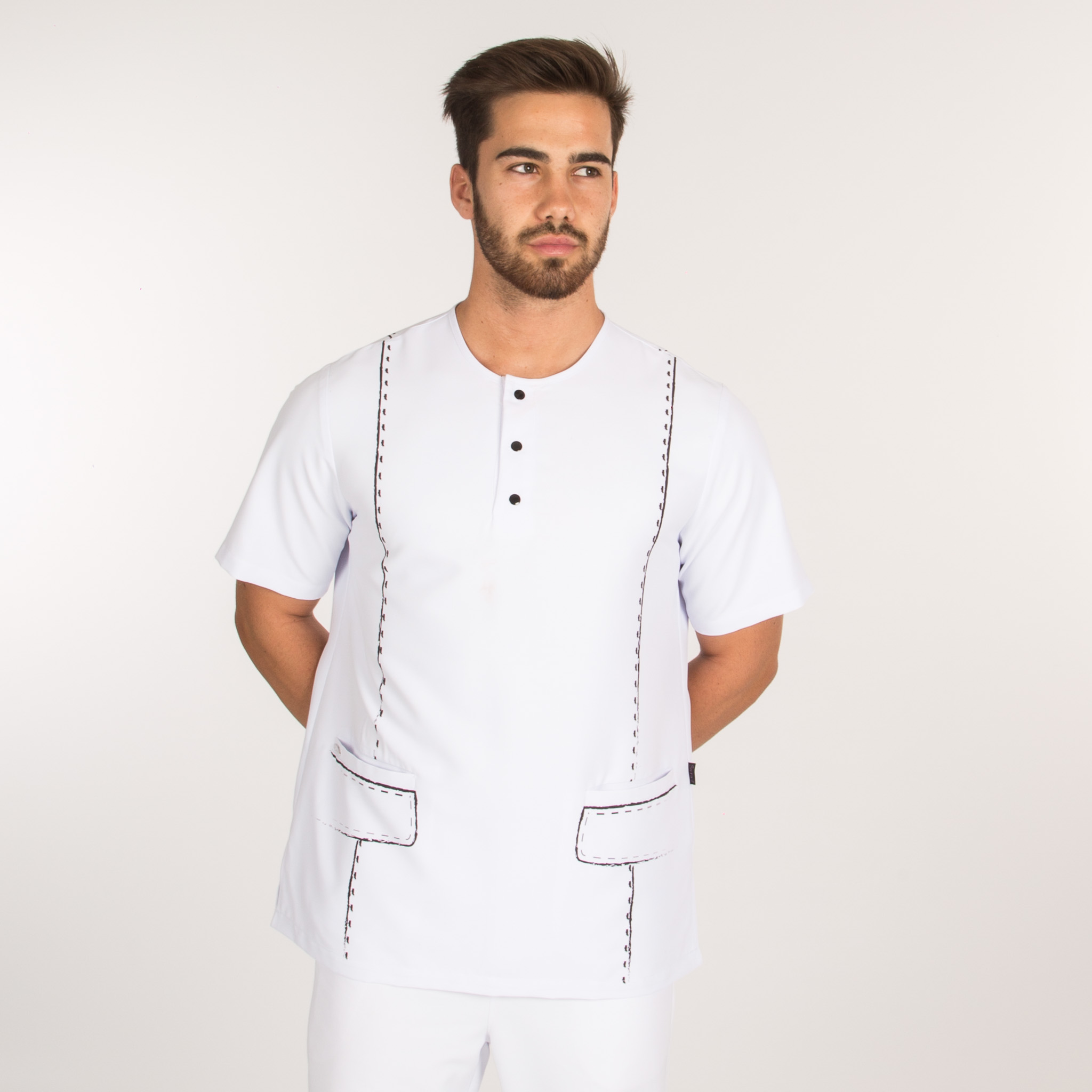 CHAQUETA HOMBRE MIKONOS BLANCA