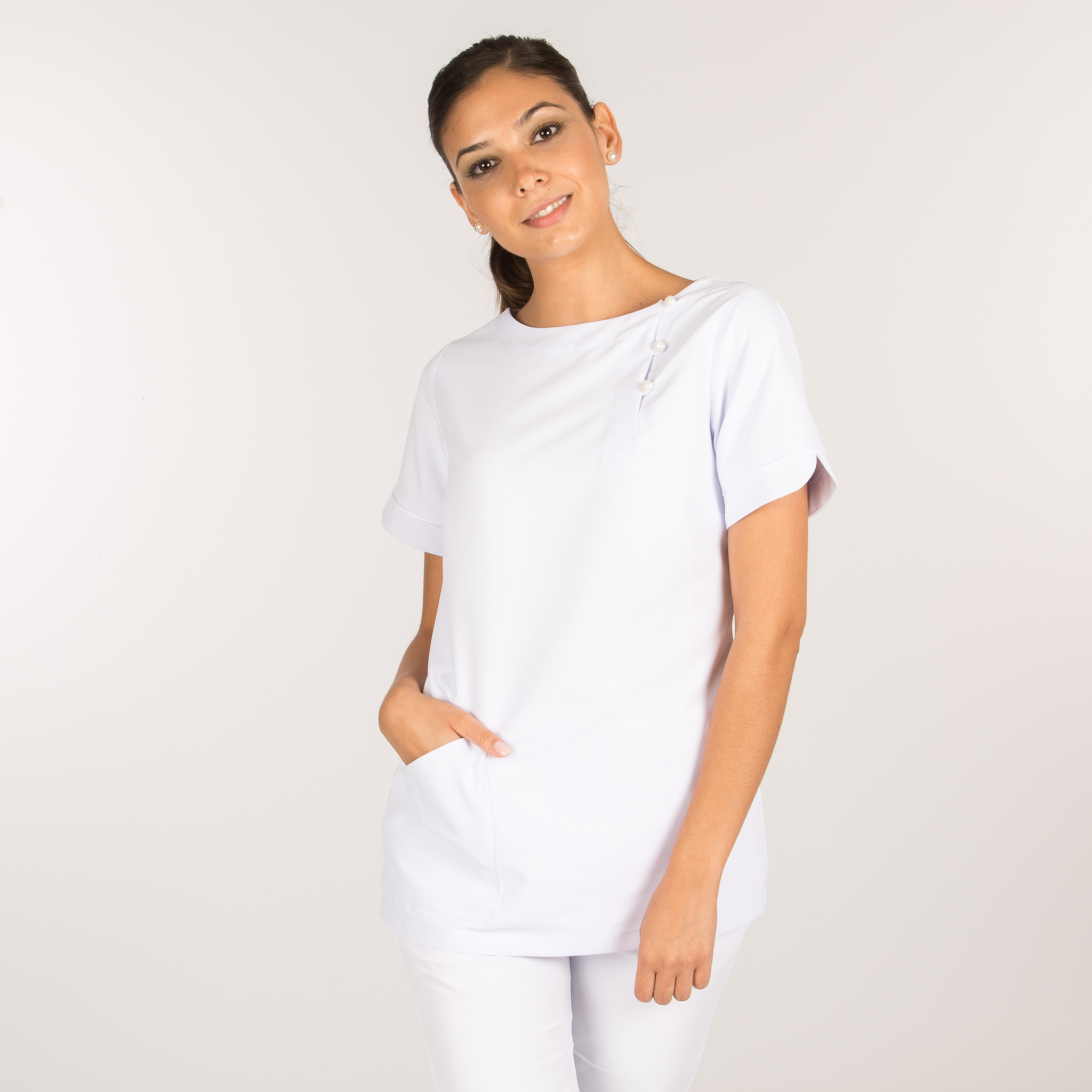 BLUSA MUJER SAOMA BLANCA