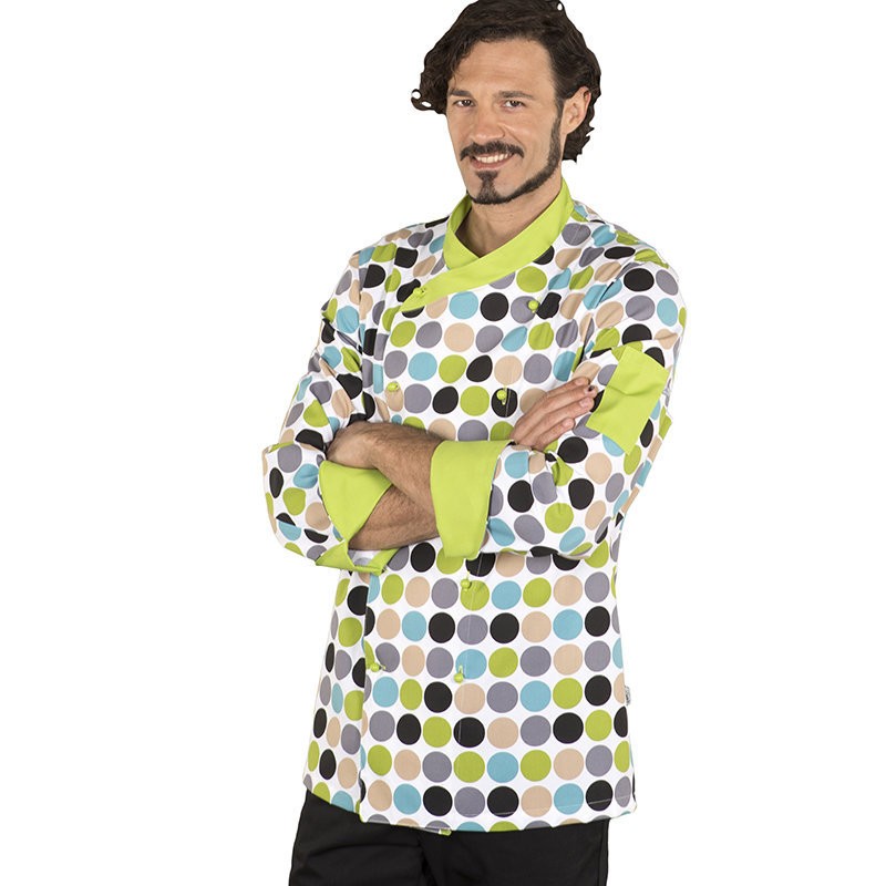 CHAQUETA COCINA NÁPOLES ESTAMPADA