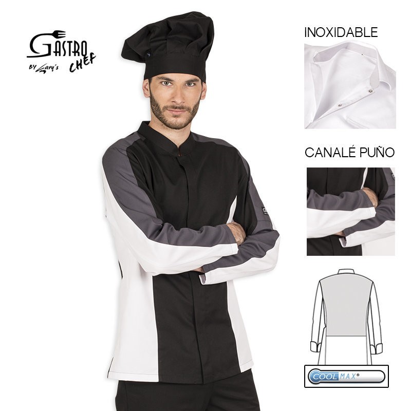 Casaca chef 9339 morfeo para hombre cool max garys