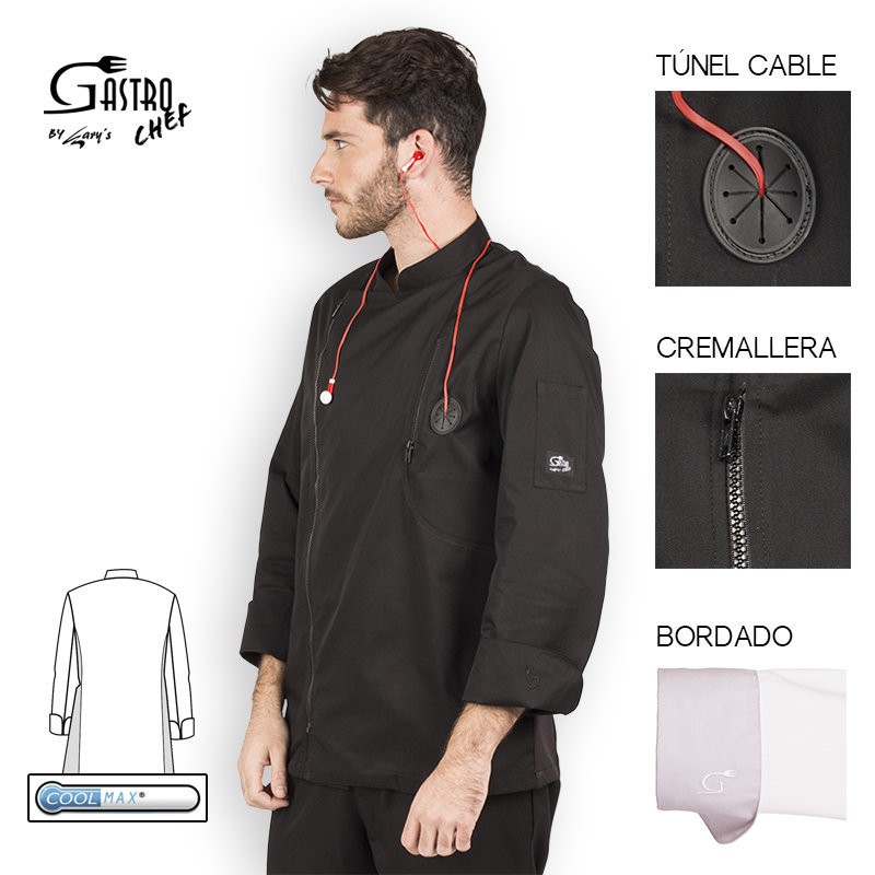 Casaca chef 9341 fobos para hombre cool max garys