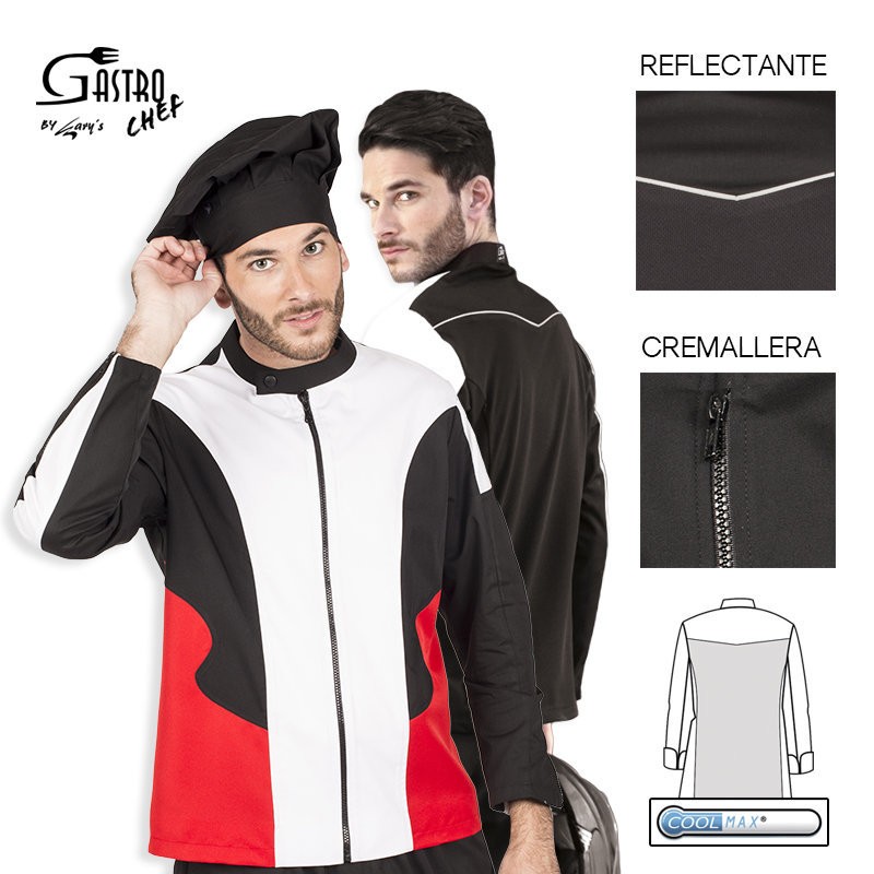 CHAQUETILLA COCINERO TIPO MOTERA HIPNOS