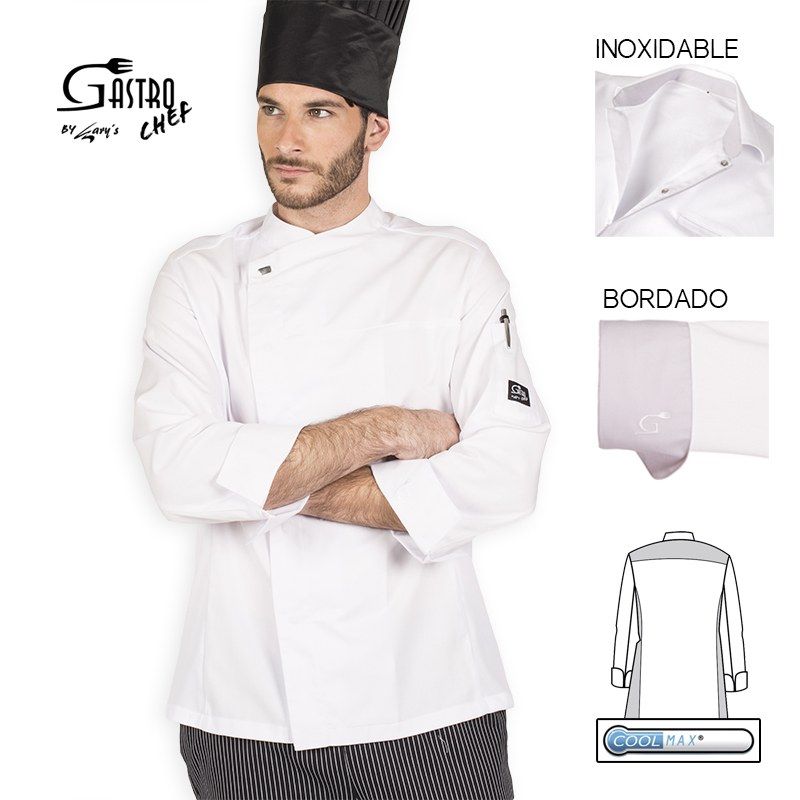 Chaqueta de cocina gastro chef circe gary s 9345