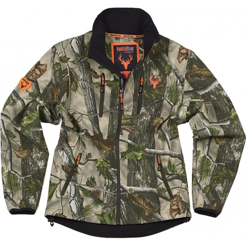 Chaqueta s8660 con tejido work shell bosque workteam