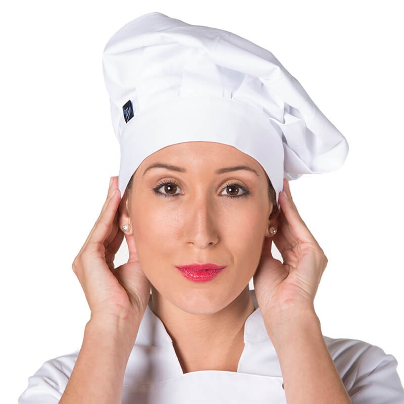 GORRO CHEF VELCRO BLANCO