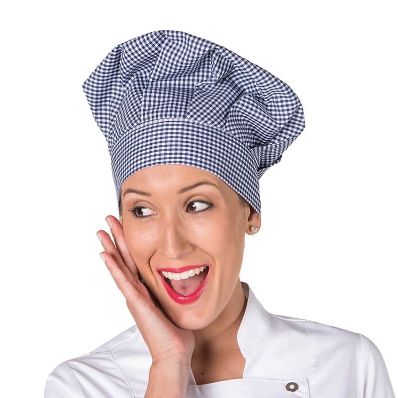 GORRO CHEF VELCRO VICHY