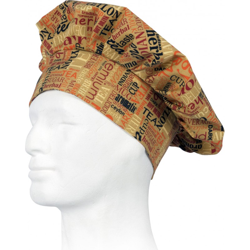 Gorro m613 de cocina estampado antimanchas workteam