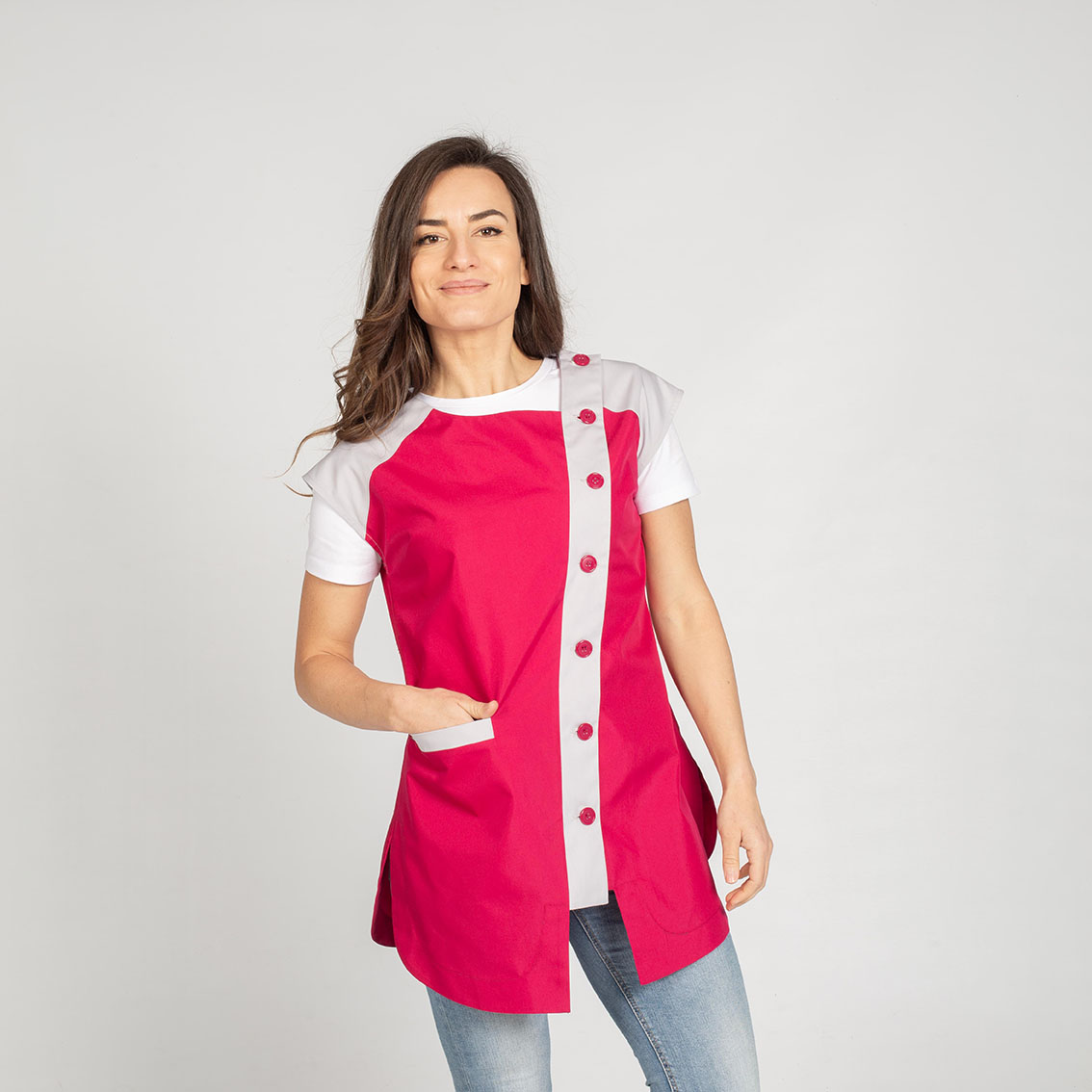 BLUSA MUJER BICROMATICA