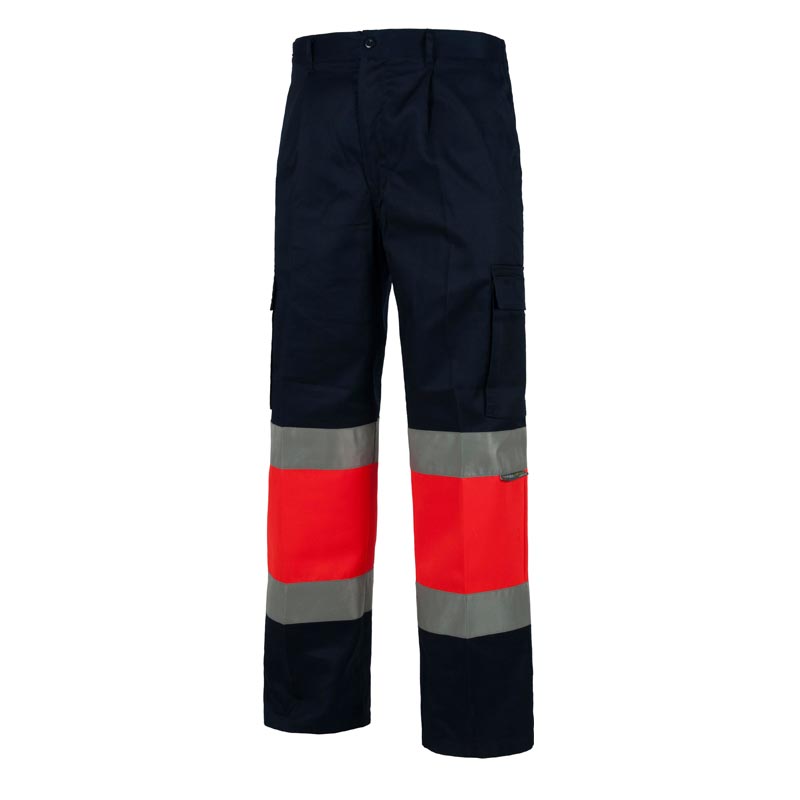 Pantalon recto multibolsillos