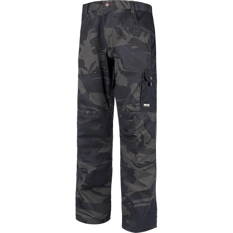 Pantalon s8515 multibolsillos camuflaje workteam