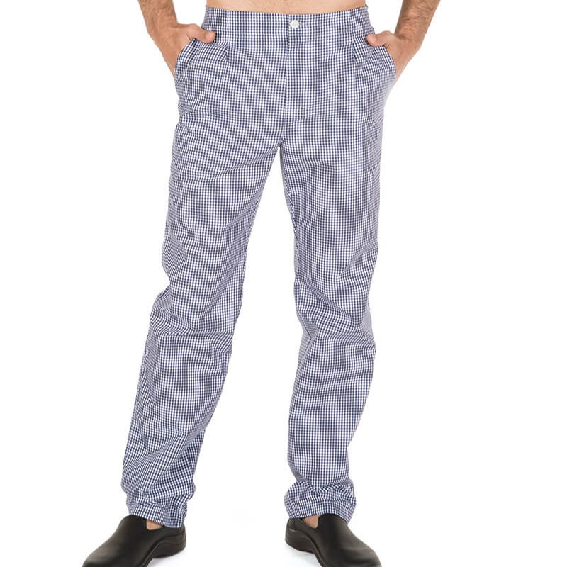 Pantalon vichy marino