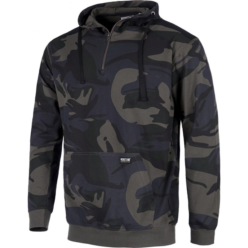 SUDADERA CAPUCHA CAMUFLAJE